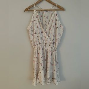 Parker Flowy Dress, Cream Medium (M)